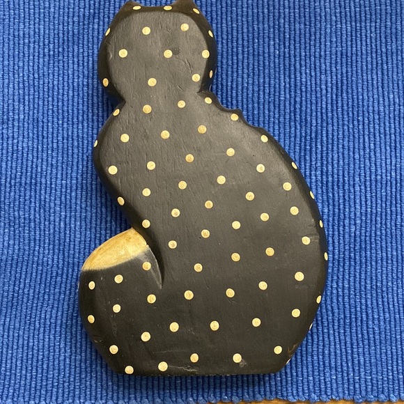 Vintage Wooden Cat - Picture 3 of 7